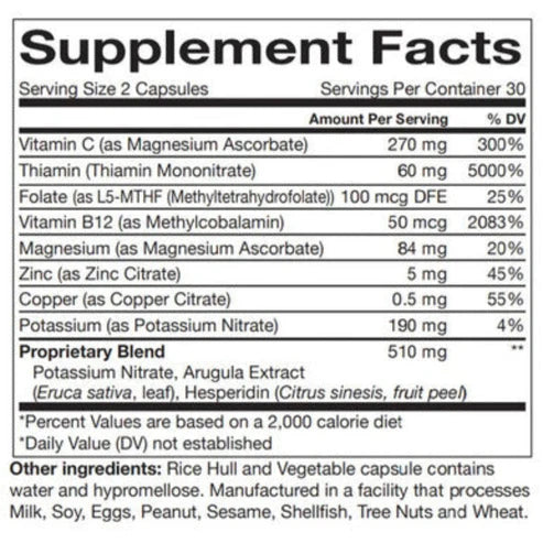 Approved Medical Solutions Nitric Oxide (N-O) 60ct