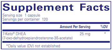 7-KETO® DHEA 25 mg 120 caps