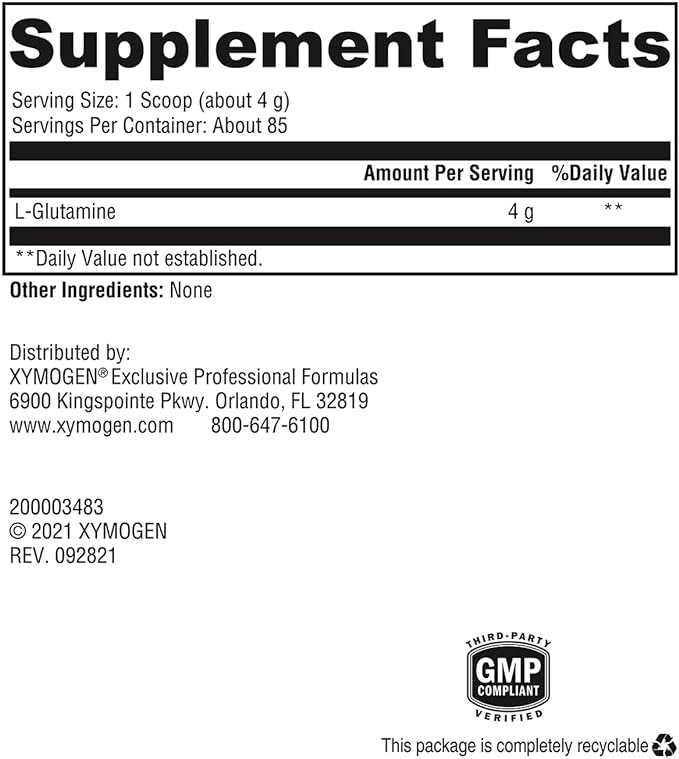 L-Glutamine 85 Servings