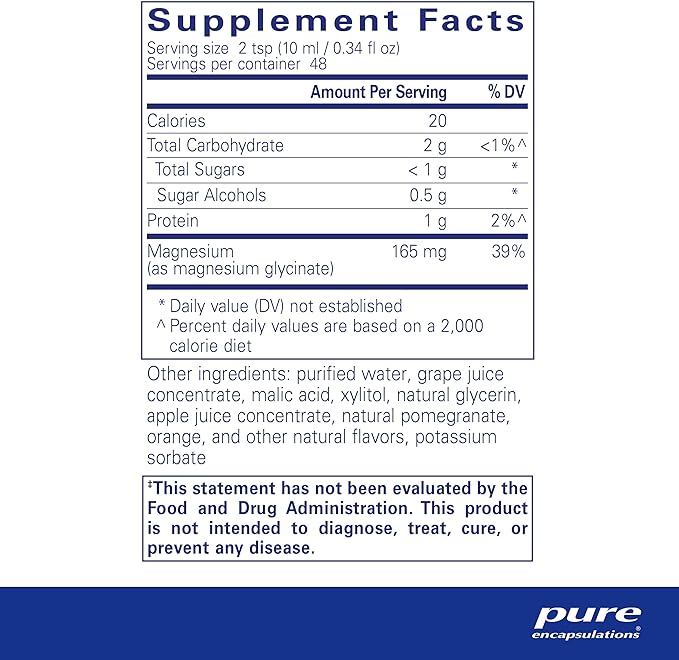 Magnesium Glycinate liquid 480 ml