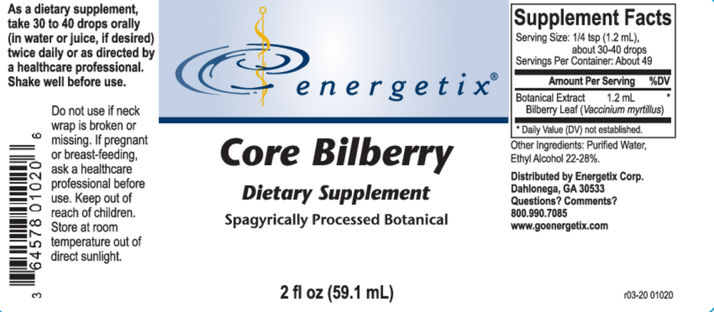 Core Bilberry 2oz