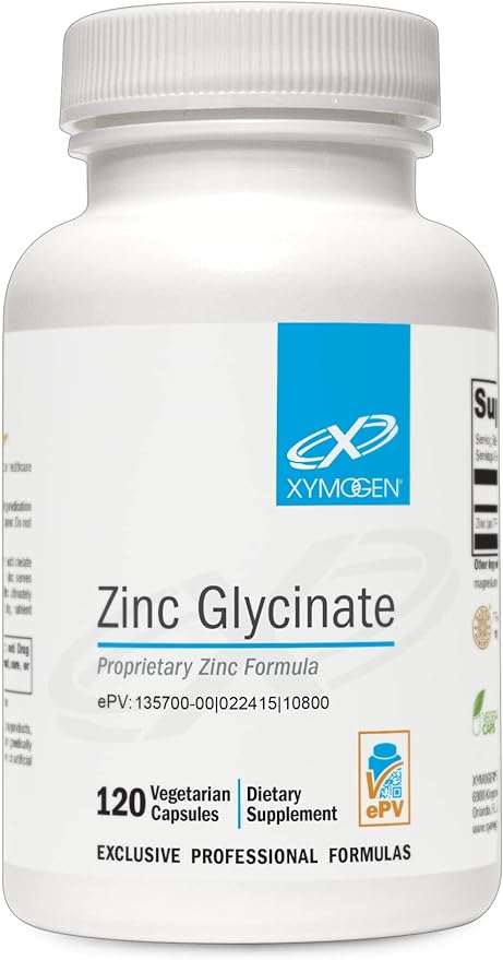 Zinc Glycinate 120 Capsules